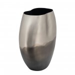 11"h Ombre Vase, Silver