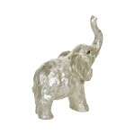 8" Elephant Figurine , Silver