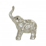 8" Elephant Figurine , Silver