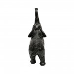 8" Elephant Figurine , Black