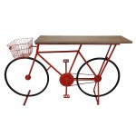 Bicycle Console Table,red