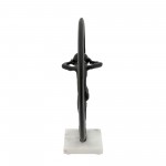 14" Man W/ Ball On Hand, Black