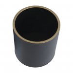 S/2 Planter On Metal Stand, Black/gld