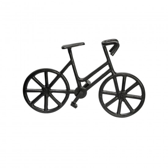 9" Metal Bicycle, Black