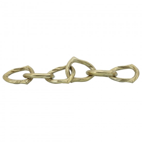 Metal 18" Chain Links, Gold