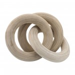 21" 3 Wooden Rings, Natural