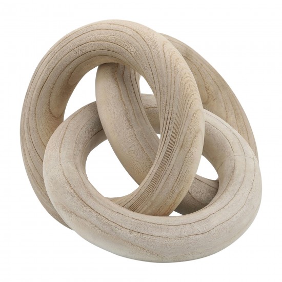 21" 3 Wooden Rings, Natural