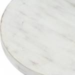 Wood, S/2 8/10"d Round Risers White Wash