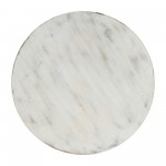 Wood, S/2 8/10"d Round Risers White Wash