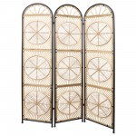 Rattan, 53x73" Screen Divider, Brown