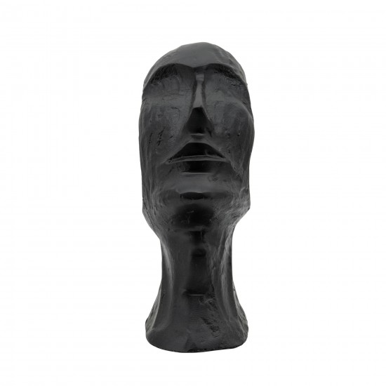 11" Metal Face Deco, Black