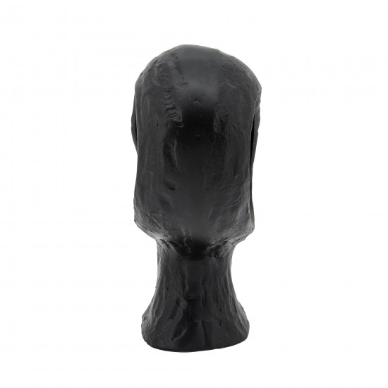 11" Metal Face Deco, Black
