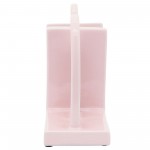 Cer,s/2 6" Arch Bookends, Blush