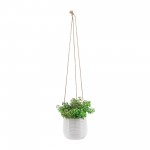 Ceramic 6" Hanging Planter,beige