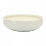 13" Bowl Candle By Liv & Skye 60oz, White