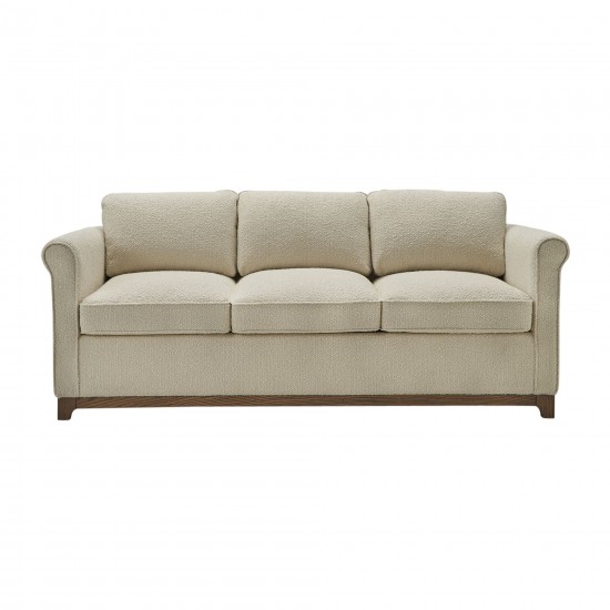 Modern Sleeper Sofa, Ivory Kd