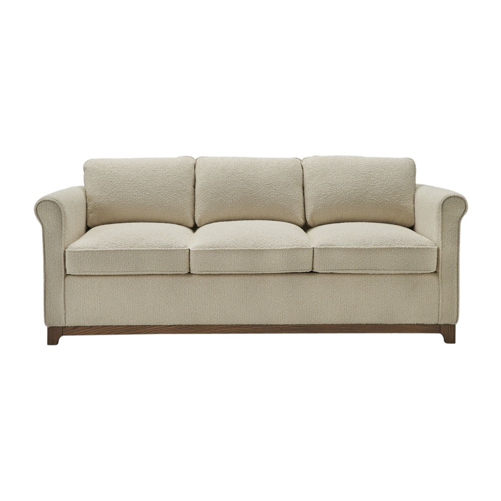 Modern Sleeper Sofa, Ivory Kd