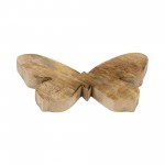 Wood, 9"h Butterfly Deco, Brown