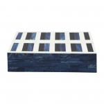 Resin S/2 Checkered Boxes, Blue