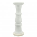 Ceramic 16" Candle Holder, Beige Fade Matt