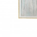 62x62 Abstract Canvas, Gray On Gold Frame