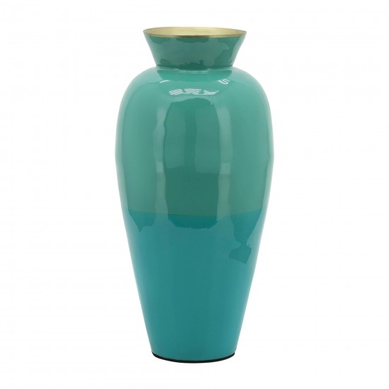 Metal 12" Posy Vase, Green