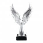 Resin 14"h Eagle Table Accent, Silver