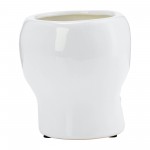 Cer, 5" Skull Scented Candle, White 14oz