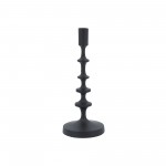 Metal, 13"h Taper Candle Holder, Black