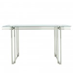 Stainless Steel Console Table, Silver