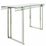 Stainless Steel Console Table, Silver