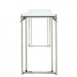 Stainless Steel Console Table, Silver