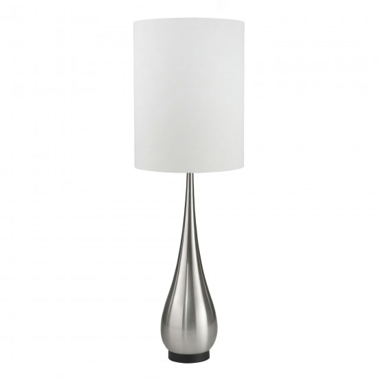 Metal 33" Teardrop Table Lamp,silver