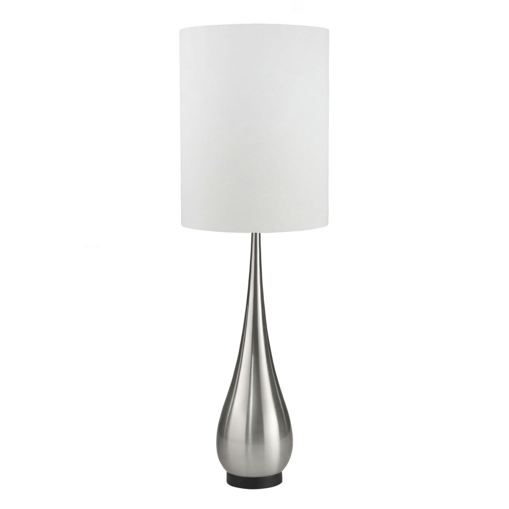 Metal 33" Teardrop Table Lamp,silver