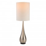 Metal 33" Teardrop Table Lamp,silver