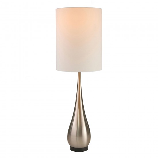 Metal 33" Teardrop Table Lamp,silver