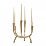 Metal, 6-taper Candle Holders, Gold