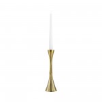 10" Metal, Taper Candle Holder, Brass