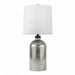 Mercury Glass 29" Jug Table Lamp, Silver