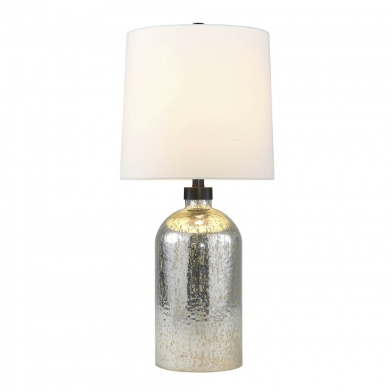 Mercury Glass 29" Jug Table Lamp, Silver