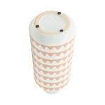 Cer, 12" Aztec Vase, Ivory