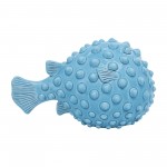 Cer, 13" Puffer Fish, Blue