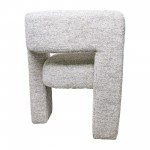 Round Back Chair - Beige