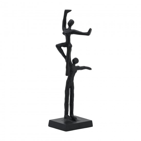 Metal, 14" Dancing Couple, Black