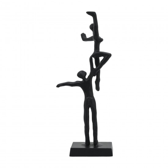 Metal, 14" Dancing Couple, Black