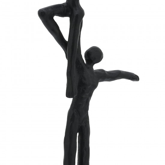 Metal, 14" Dancing Couple, Black