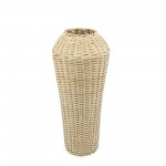 Wicker, 19"h Decorative Vase, Natural