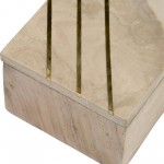 Faluda Marble, 7"l Rectangular Box, Tan