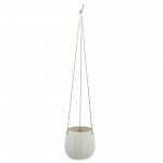 6" Hanging Planter,white