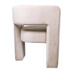 Round Back Chair - Tan